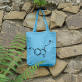 Serotonin molecule | 100% Cotton tote bag - Adnil Creations