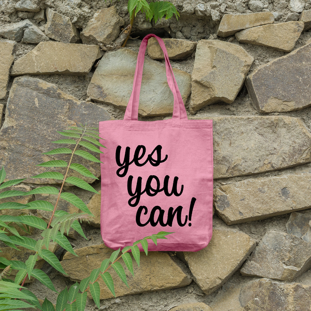 Yes you can | 100% Cotton tote bag - Adnil Creations