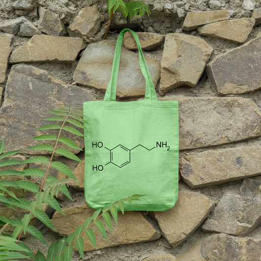 Dopamine molecule | 100% Cotton tote bag - Adnil Creations