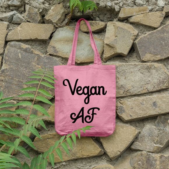 Vegan AF | 100% Cotton tote bag - Adnil Creations