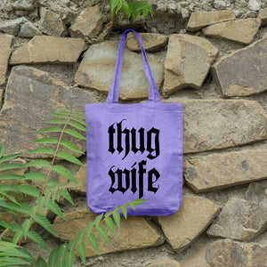 Thug wife | 100% Cotton tote bag - Adnil Creations