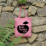 Best teacher ever | 100% Cotton tote bag - Adnil Creations
