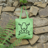 Geometric frog | 100% Cotton tote bag - Adnil Creations