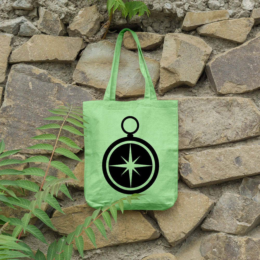 Magnetic compass | 100% Cotton tote bag - Adnil Creations