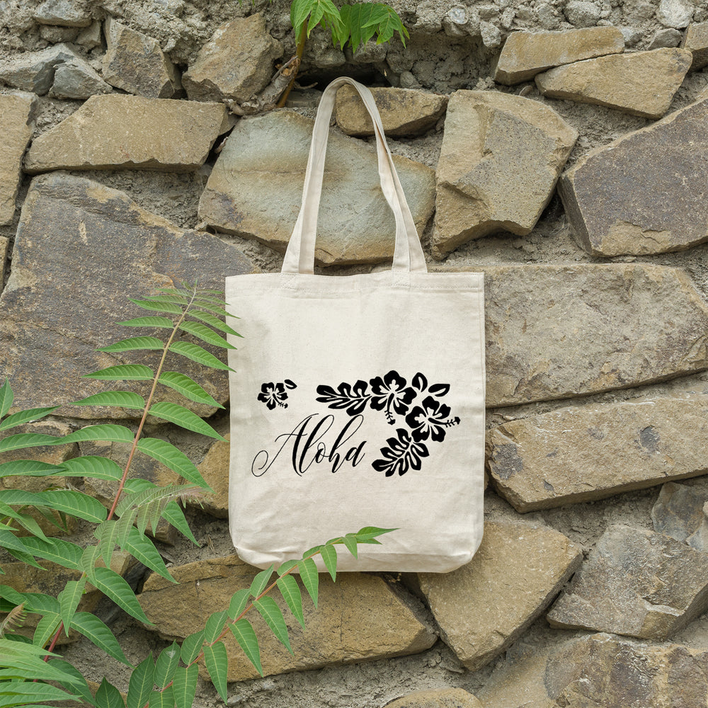 Aloha | 100% Cotton tote bag - Adnil Creations