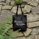 The woman at the top of the mountain didn't fall there | 100% Cotton tote bag - Adnil Creations