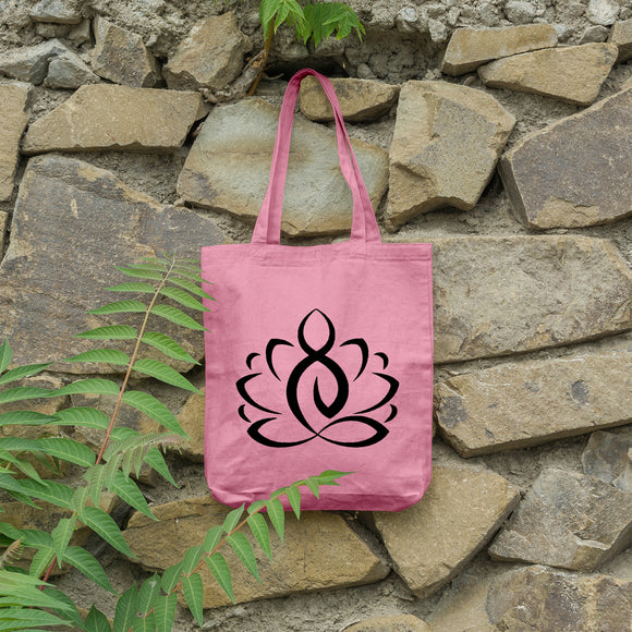 Lotus flower | 100% Cotton tote bag - Adnil Creations