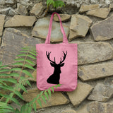 Stag head | 100% Cotton tote bag - Adnil Creations