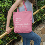 Definition of cleaning | 100% Cotton tote bag - Adnil Creations