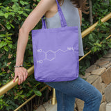 Dopamine molecule | 100% Cotton tote bag - Adnil Creations