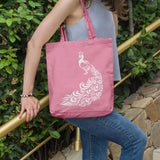 Peacock | 100% Cotton tote bag - Adnil Creations
