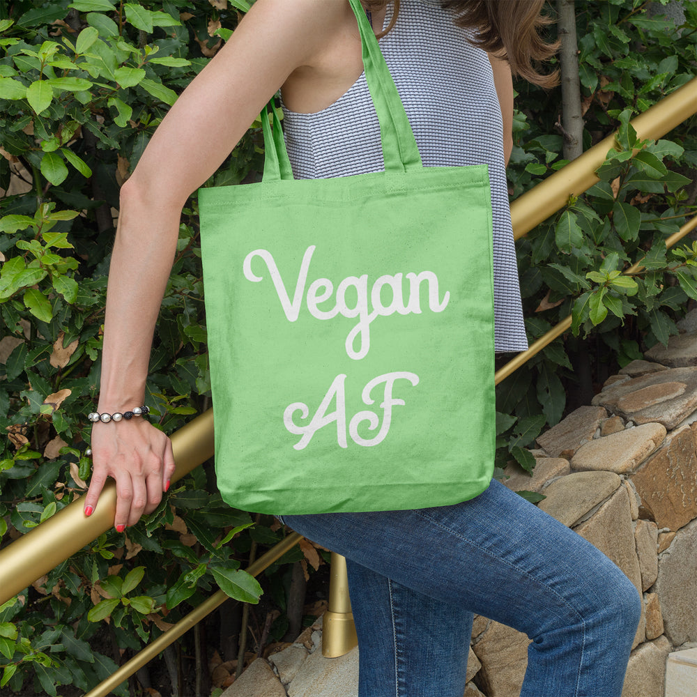 Vegan AF | 100% Cotton tote bag - Adnil Creations