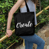 Create | 100% Cotton tote bag - Adnil Creations