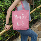Bag for wife | 100% Cotton tote bag - Adnil Creations