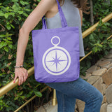 Magnetic compass | 100% Cotton tote bag - Adnil Creations