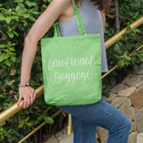 Emotional baggage | 100% Cotton tote bag - Adnil Creations