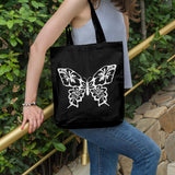 Hibiscus butterfly | 100% Cotton tote bag - Adnil Creations