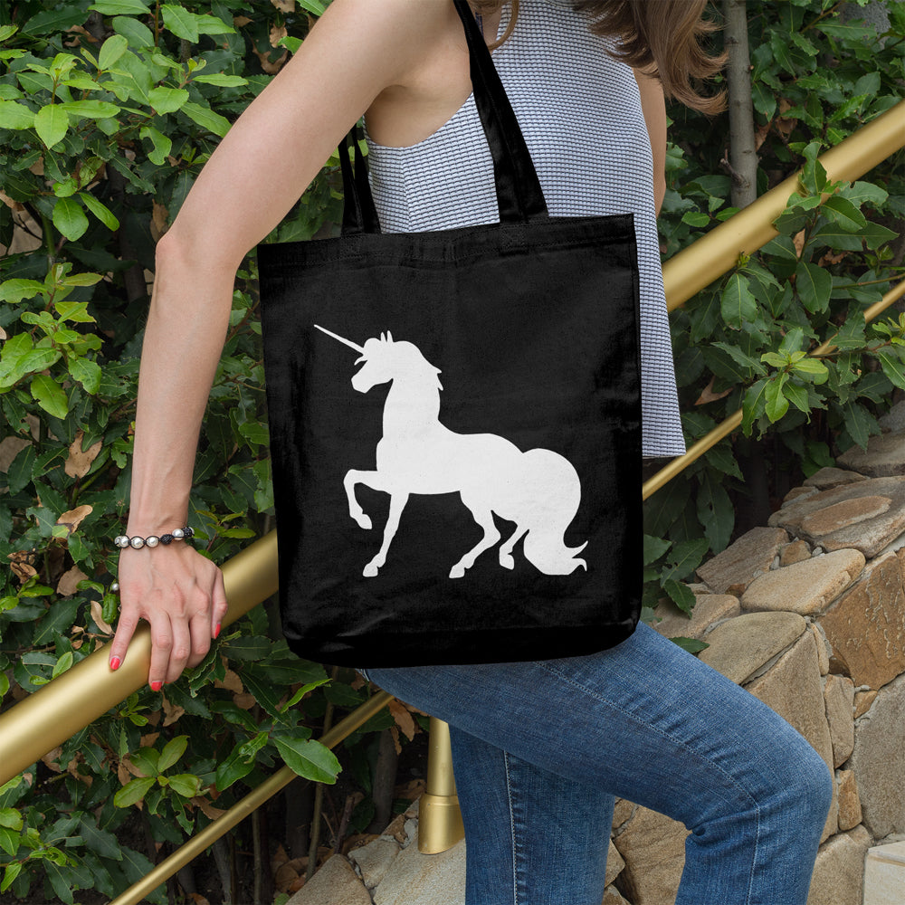 Unicorn silhouette | 100% Cotton tote bag - Adnil Creations