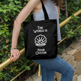 The world is your oyster | 100% Cotton tote bag - Adnil Creations