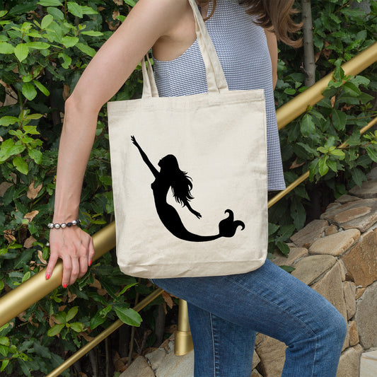 Mermaid | 100% Cotton tote bag - Adnil Creations
