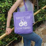 Support your local farmer | 100% Cotton tote bag - Adnil Creations