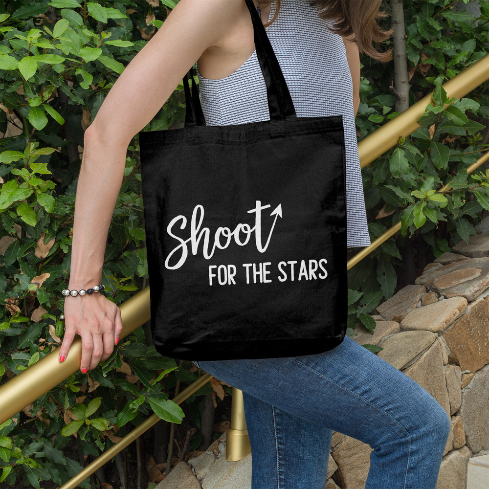 Shoot for the stars | 100% Cotton tote bag - Adnil Creations