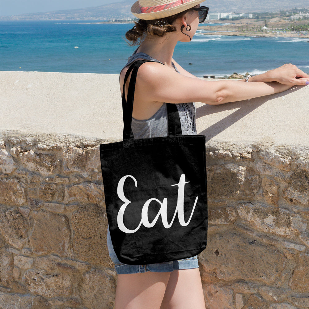 Eat | 100% Cotton tote bag - Adnil Creations