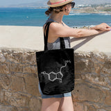 Serotonin molecule | 100% Cotton tote bag - Adnil Creations