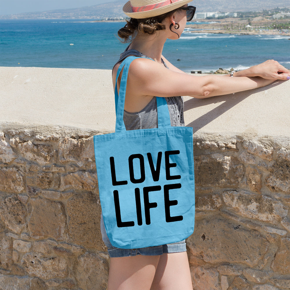 Love life | 100% Cotton tote bag - Adnil Creations