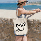 Dove | 100% Cotton tote bag - Adnil Creations
