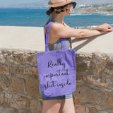 Really important shit inside | 100% Cotton tote bag - Adnil Creations