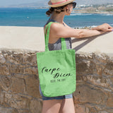 Carpe Diem | 100% Cotton tote bag - Adnil Creations