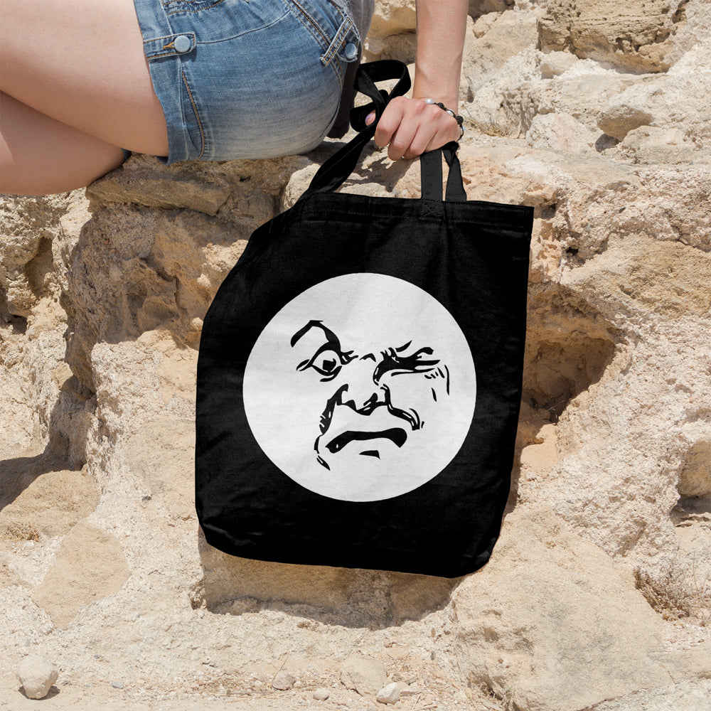 Man in the Moon | 100% Cotton tote bag - Adnil Creations