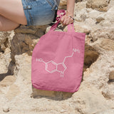 Serotonin molecule | 100% Cotton tote bag - Adnil Creations