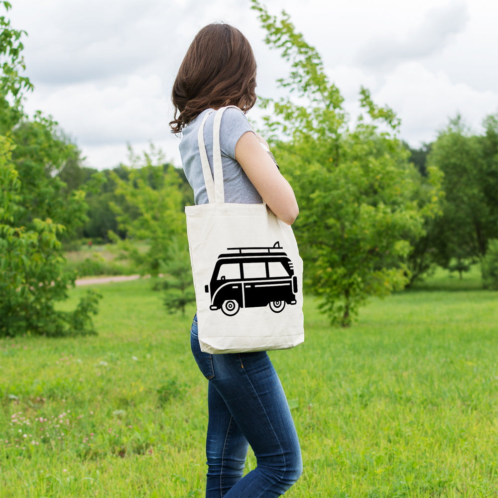 Camper van | 100% Cotton tote bag - Adnil Creations