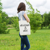Shopping and shit | 100% Cotton tote bag - Adnil Creations