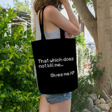That which does not kill me gives me XP | 100% Cotton tote bag - Adnil Creations
