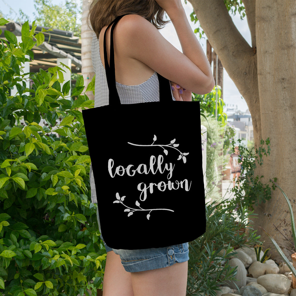 Locally grown | 100% Cotton tote bag - Adnil Creations