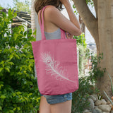 Peacock feather | 100% Cotton tote bag - Adnil Creations