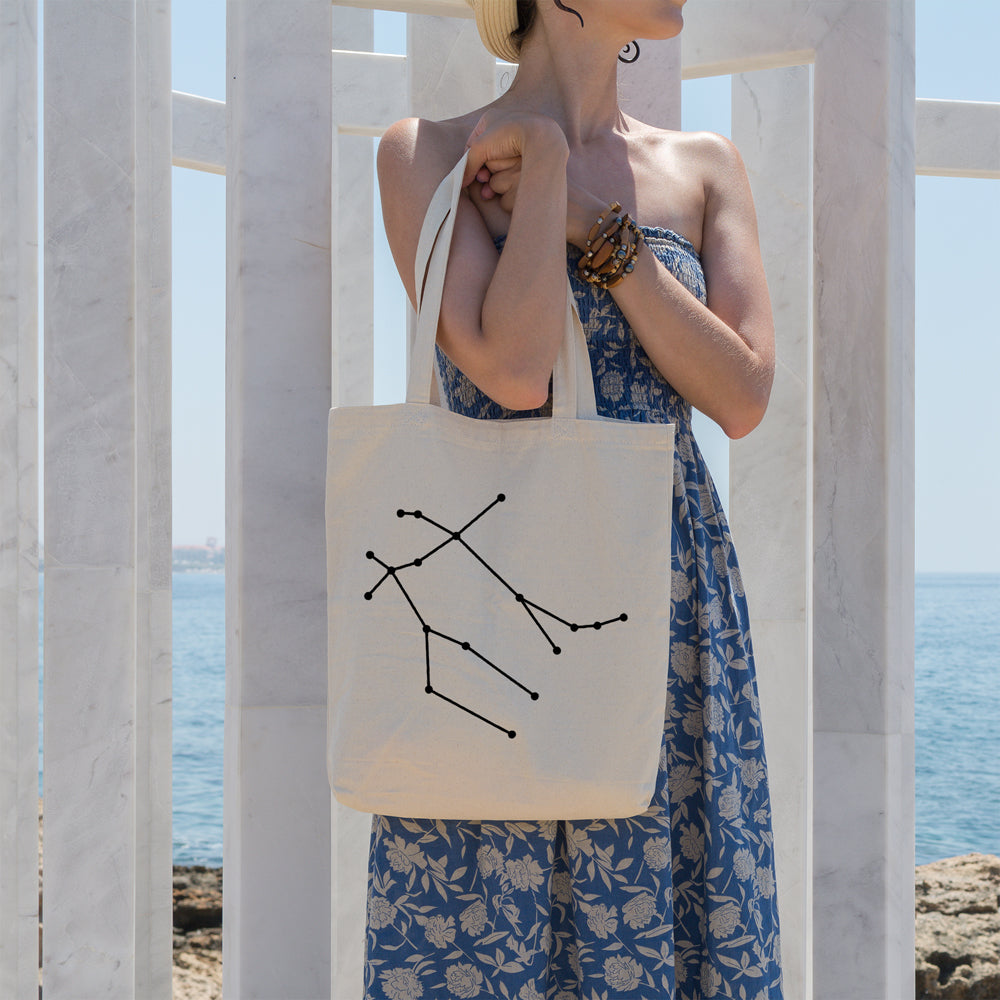 Gemini constellation | 100% Cotton tote bag - Adnil Creations