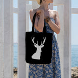 Stag head | 100% Cotton tote bag - Adnil Creations