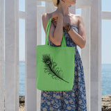 Peacock feather | 100% Cotton tote bag - Adnil Creations