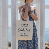 Intellectual badass | 100% Cotton tote bag - Adnil Creations