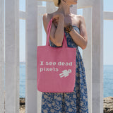 I see dead pixels | 100% Cotton tote bag - Adnil Creations