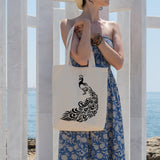 Peacock | 100% Cotton tote bag - Adnil Creations