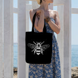 Honey bee | 100% Cotton tote bag - Adnil Creations