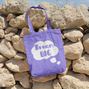 Dream big | 100% Cotton tote bag - Adnil Creations