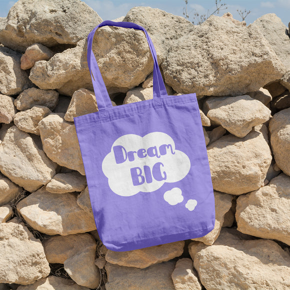 Dream big | 100% Cotton tote bag - Adnil Creations