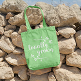 Locally grown | 100% Cotton tote bag - Adnil Creations
