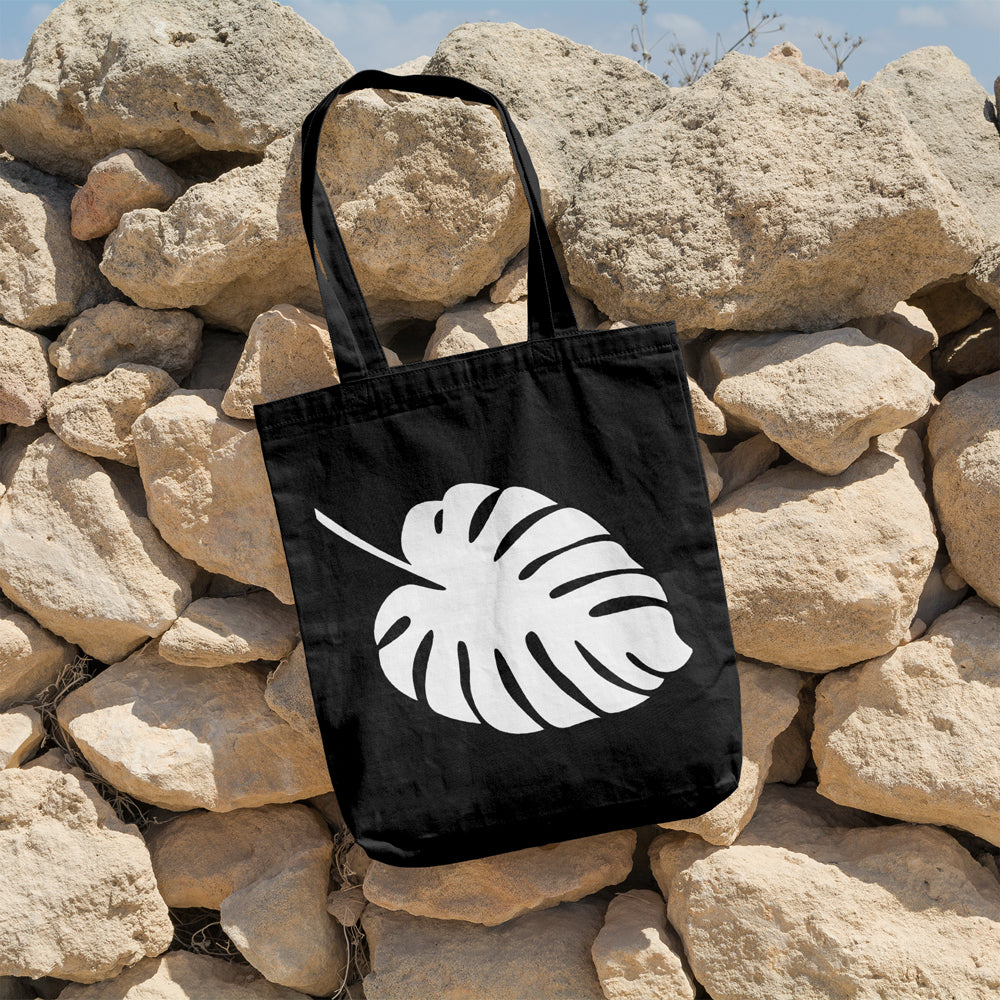 Monstera leaf | 100% Cotton tote bag - Adnil Creations